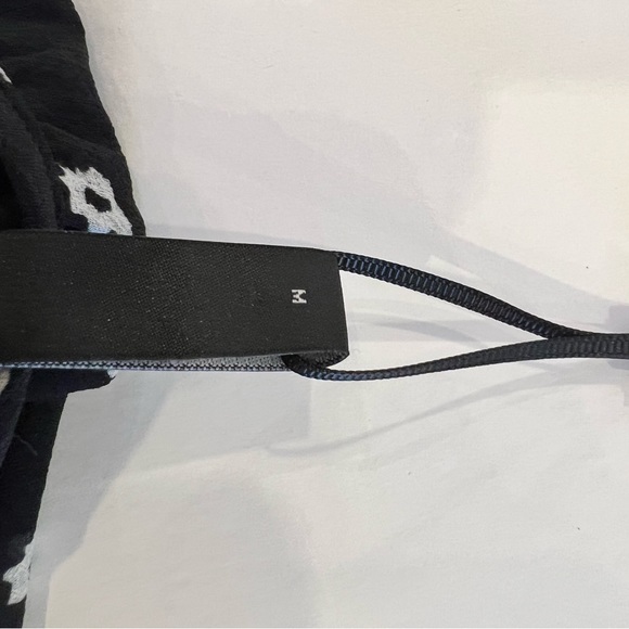 Y.A.S. Clara Midi Ditsy Floral Dress In Black and White Belt Missing Medium ASOS - Picture 12 of 13